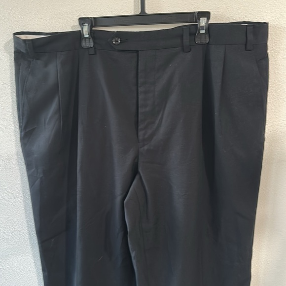 Ralph Lauren Black Dress Pants Straight-Leg Wool Blend‎ - Picture 2 of 6